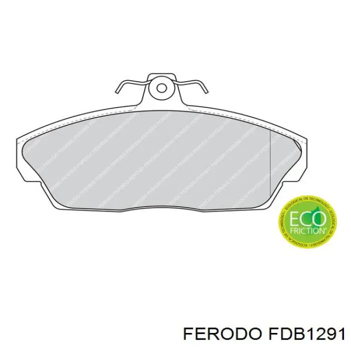 FDB1291 Ferodo колодки тормозные передние дисковые