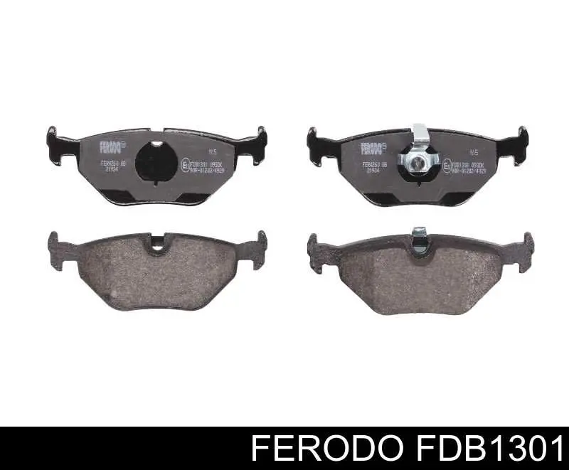 FDB1301 Ferodo колодки тормозные задние дисковые