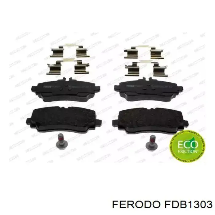 Передние тормозные колодки FDB1303 Ferodo