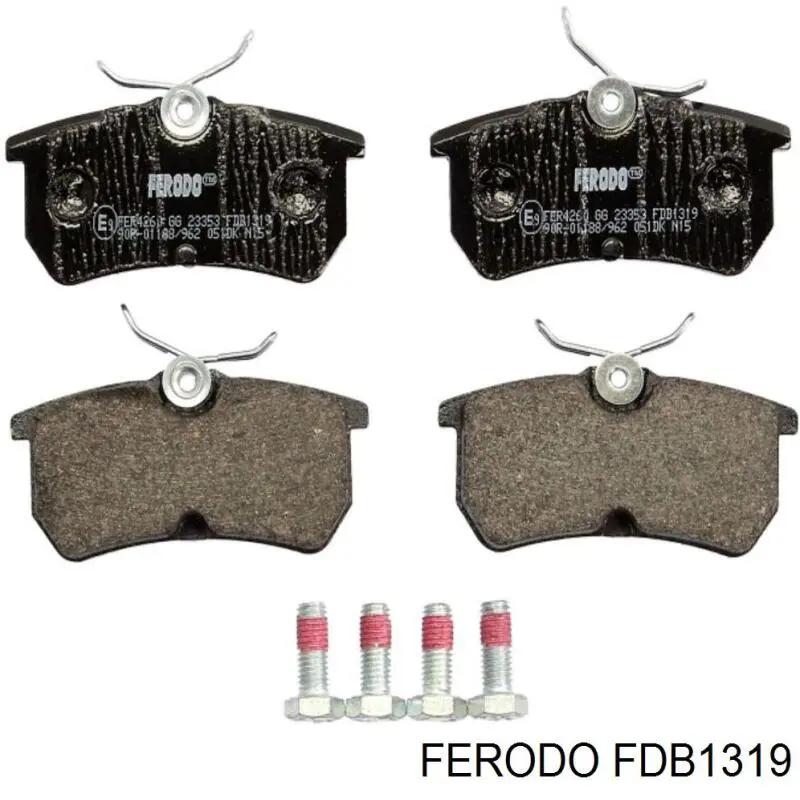 Колодки дисковые  Ferodo FDB1319 цена, от 15.62 USD