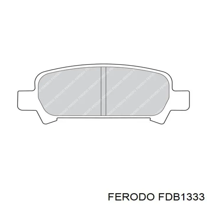 Колодки дисковые  Ferodo FDB1333 цена, от 12.51 USD