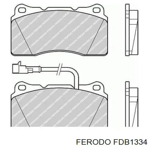 FDB1334 Ferodo передние тормозные колодки