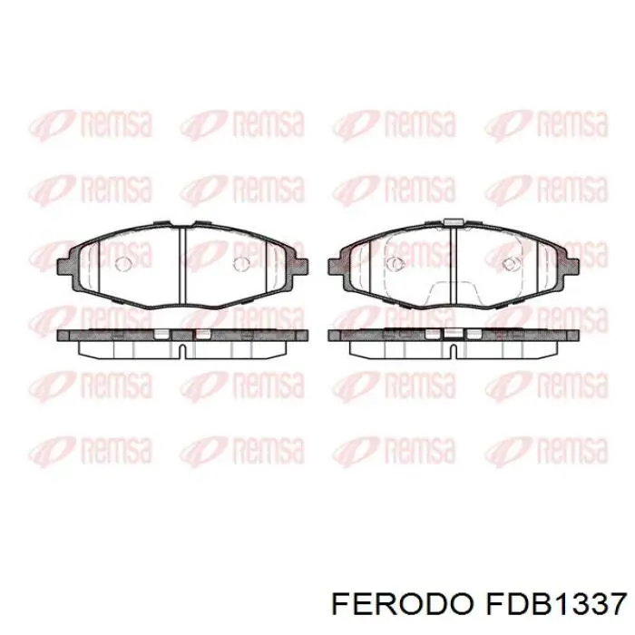 Купить FDB1337 Ferodo Колодки тормозные