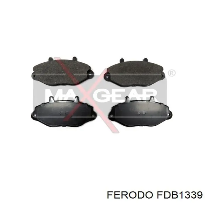 FDB1339 Ferodo колодки тормозные передние дисковые