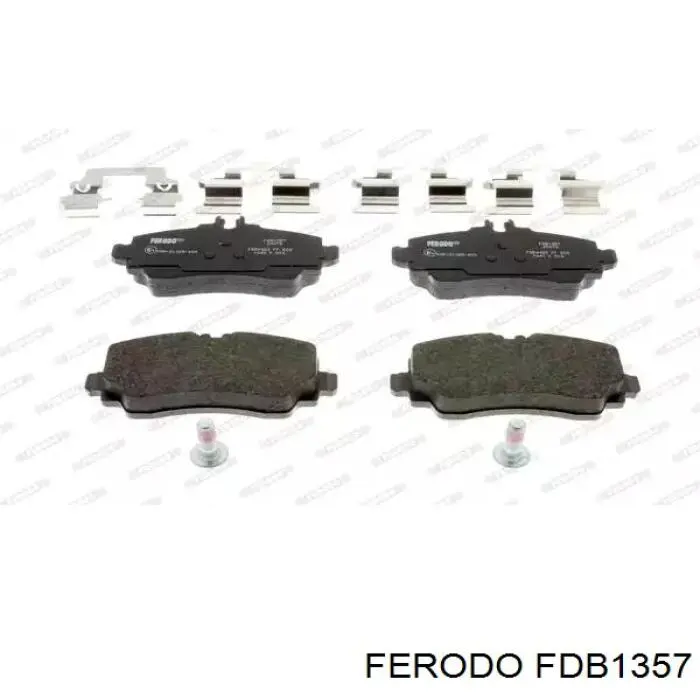 Передние тормозные колодки FDB1357 Ferodo