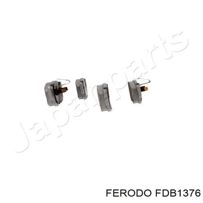 FDB1376 Ferodo колодки тормозные передние дисковые