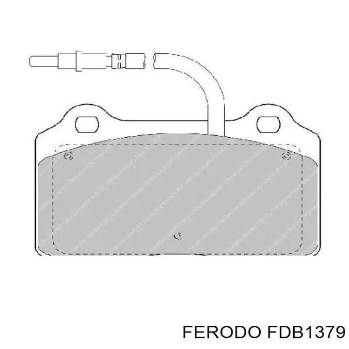 FDB1379 Ferodo передние тормозные колодки