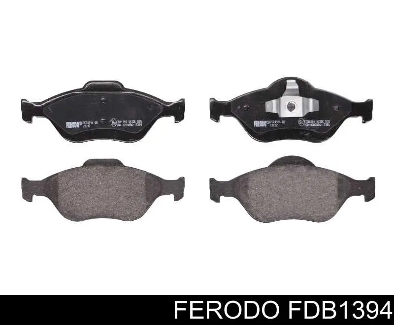 FDB1394 Ferodo колодки тормозные передние дисковые
