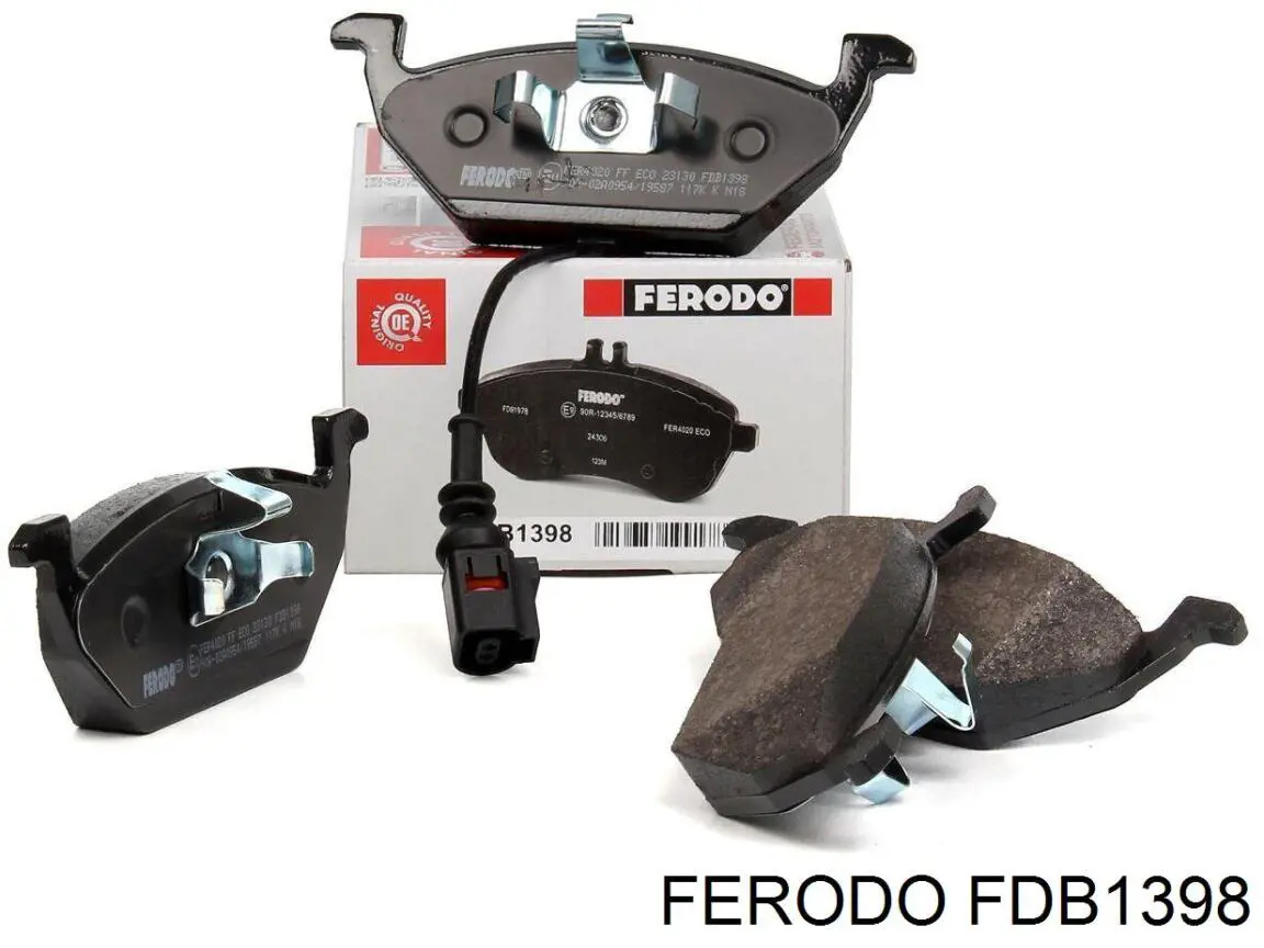 Купить FDB1398 Ferodo Колодки тормозные