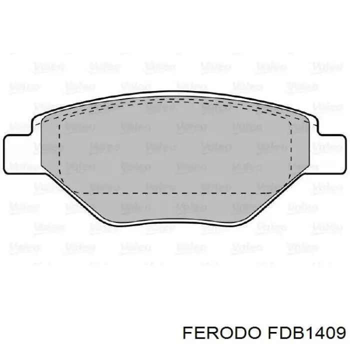 Колодки Ferodo FDB1409 цена, от 32.08 USD