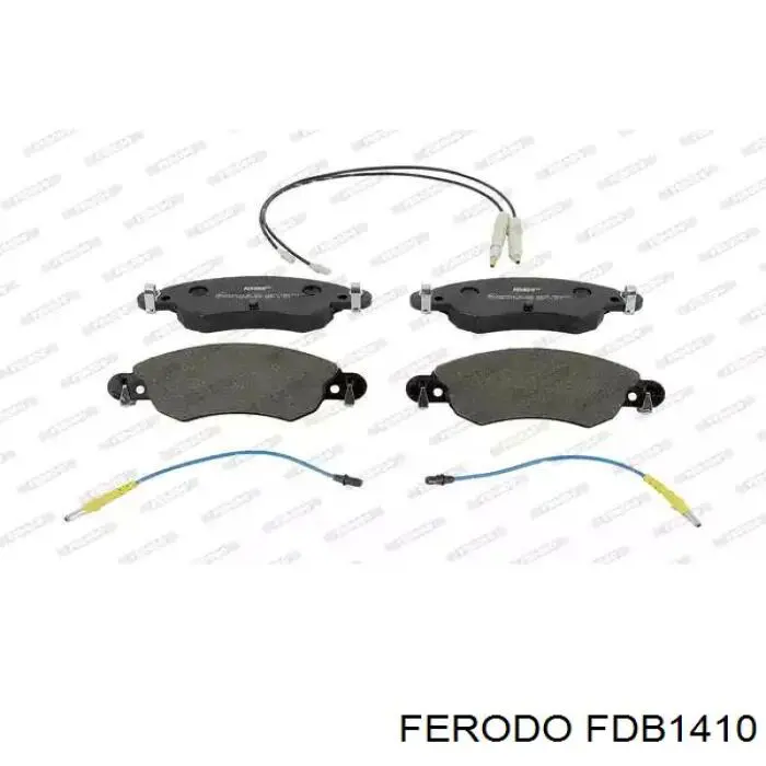 FDB1410 Ferodo колодки тормозные передние дисковые