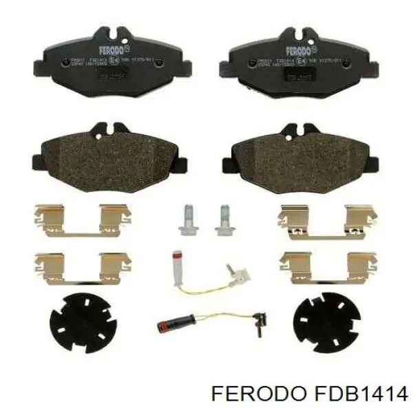 Тормозные колодки Ferodo FDB1414