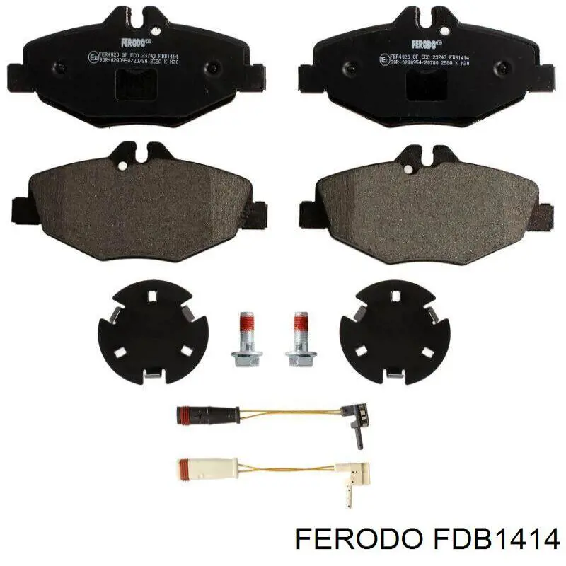 Колодки Ferodo FDB1414 цена, от 46.77 USD