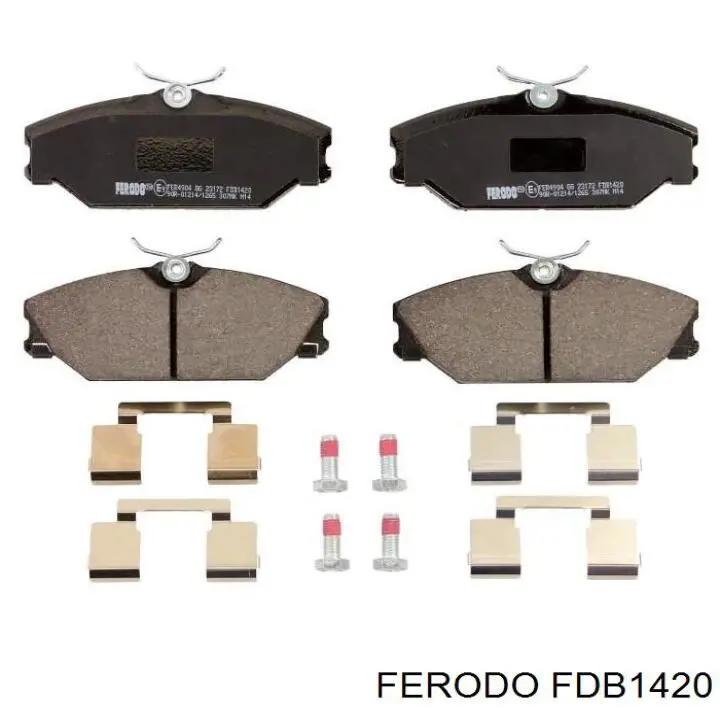 Колодки Ferodo FDB1420 цена, от 29.14 USD