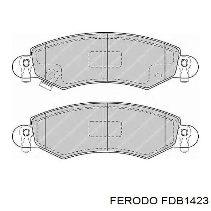 FDB1423 Ferodo колодки тормозные передние дисковые