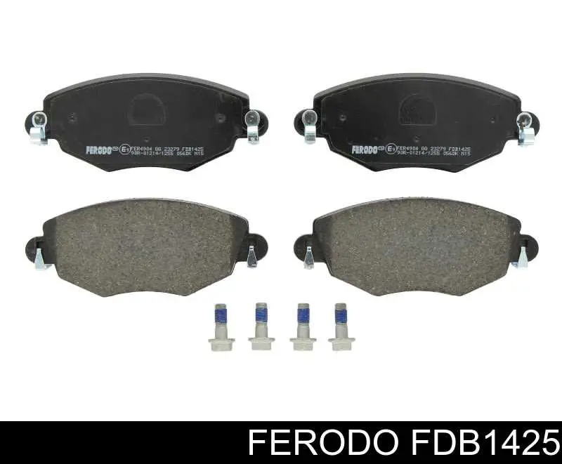 FDB1425 Ferodo колодки тормозные передние дисковые