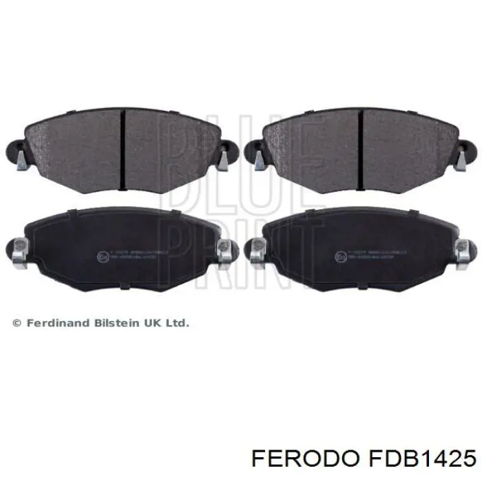 Передние тормозные колодки FDB1425 Ferodo