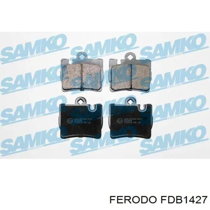 Колодки дисковые  Ferodo FDB1427 цена, от 50.97 USD