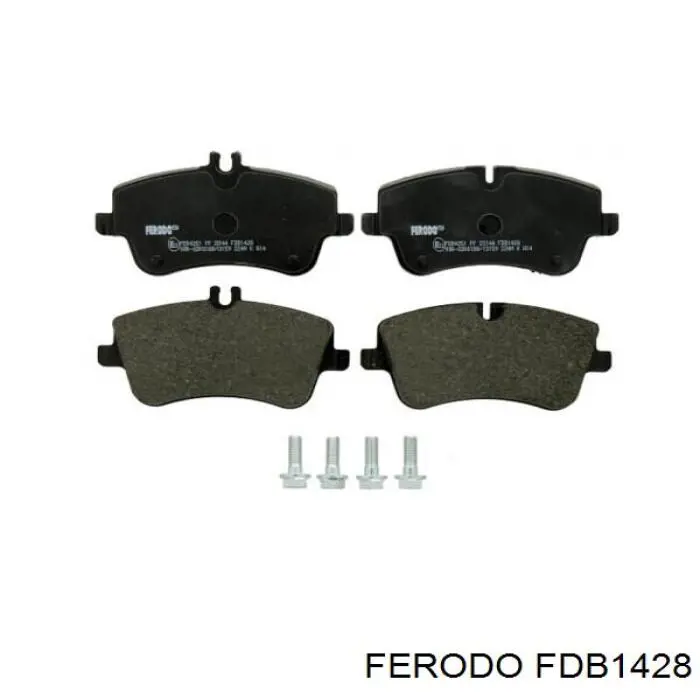 Pastillas de freno delanteras FDB1428 Ferodo