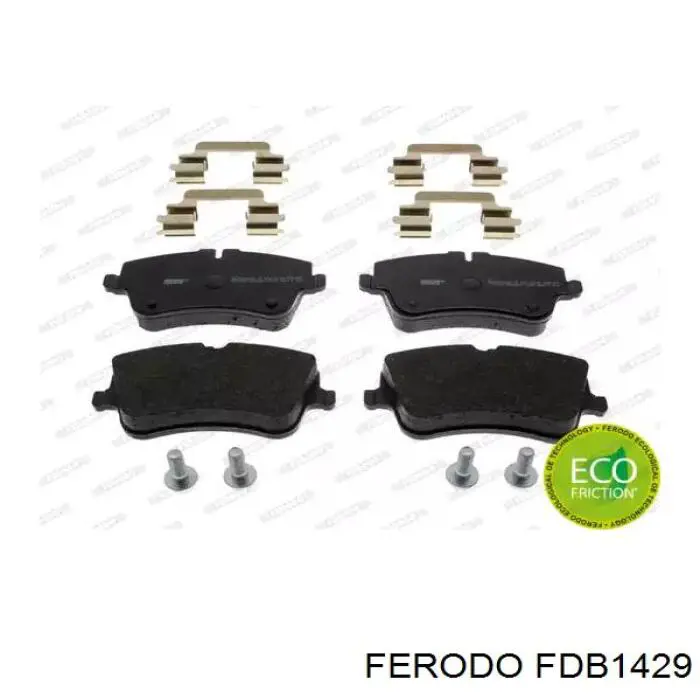 FDB1429 Ferodo колодки тормозные передние дисковые