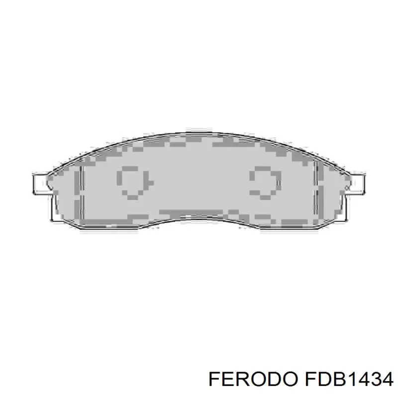 fdb1434 Ferodo колодки тормозные передние дисковые
