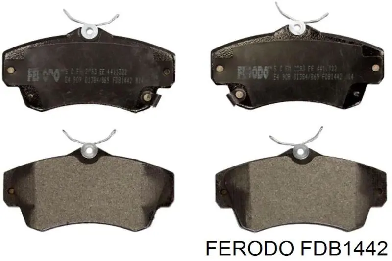 Pastillas de freno delanteras FDB1442 Ferodo