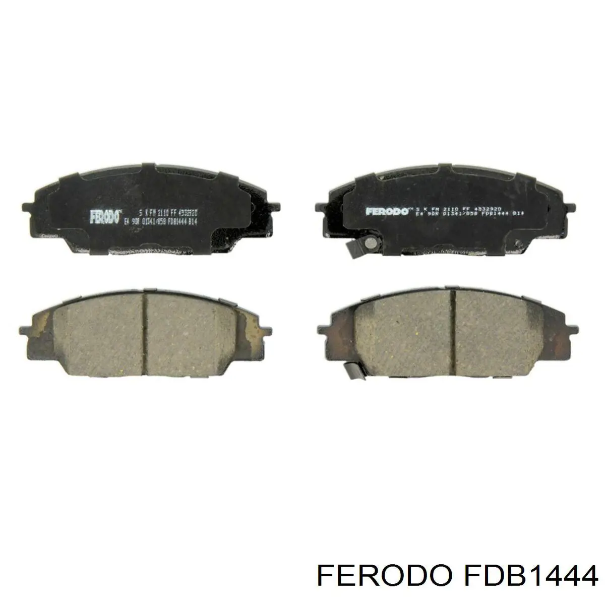 FDB1444 Ferodo колодки тормозные передние дисковые