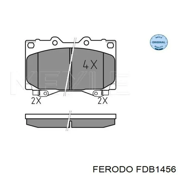 Колодки Ferodo FDB1456 цена, от 28.00 USD