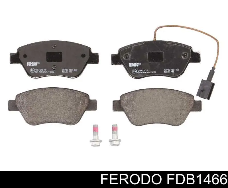 FDB1466 Ferodo колодки тормозные передние дисковые