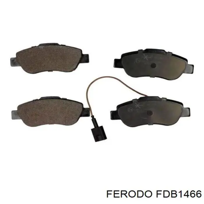 Передние тормозные колодки FDB1466 Ferodo