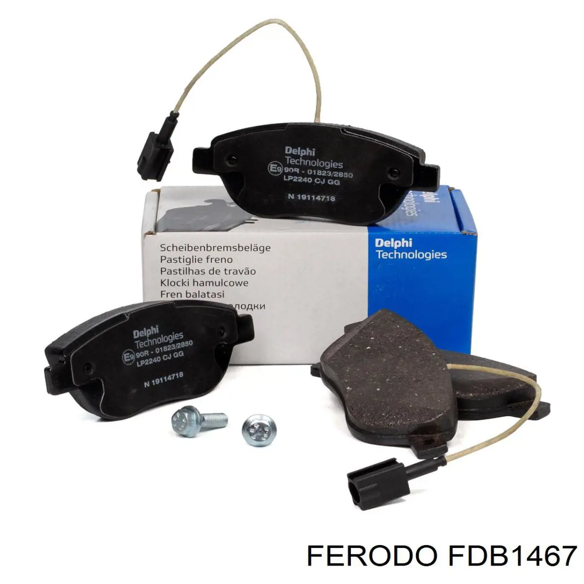 Колодки Ferodo FDB1467 цена, от 29.86 USD