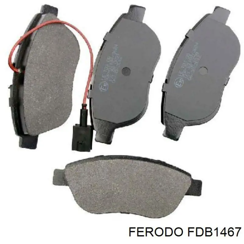 Тормозные колодки Ferodo FDB1467