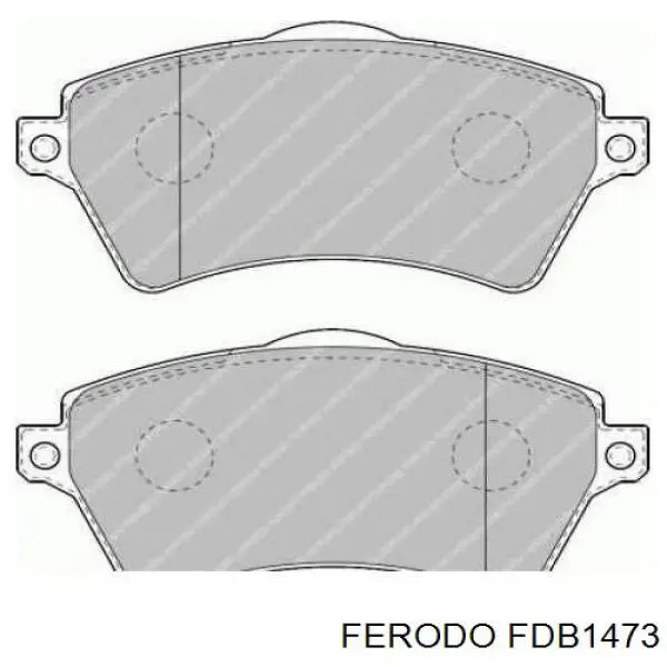 Передние тормозные колодки FDB1473 Ferodo