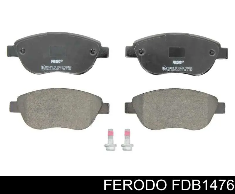 FDB1476 Ferodo колодки тормозные передние дисковые