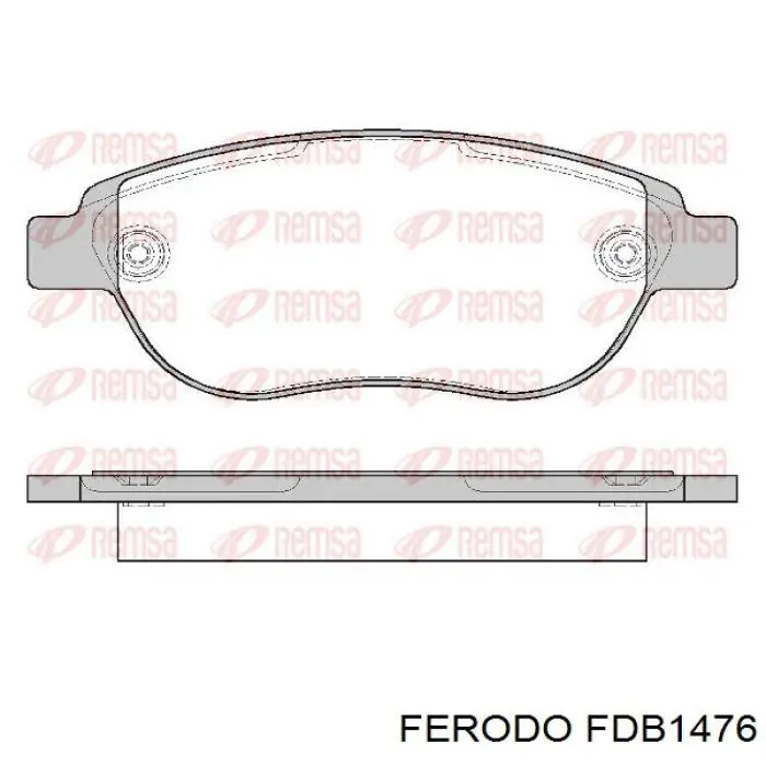Купить FDB1476 Ferodo Колодки тормозные