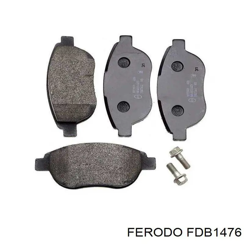 Передние тормозные колодки FDB1476 Ferodo
