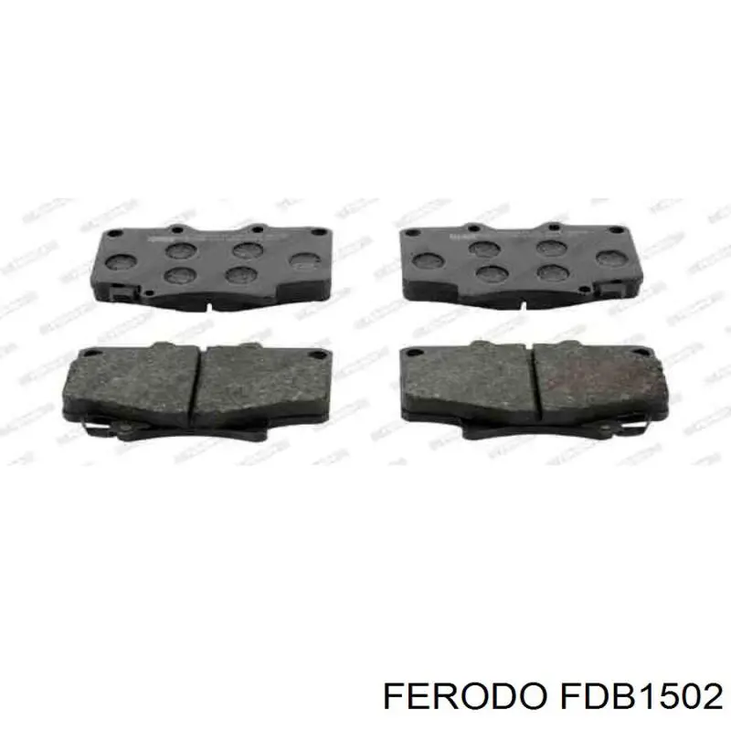 FDB1502 Ferodo колодки тормозные передние дисковые
