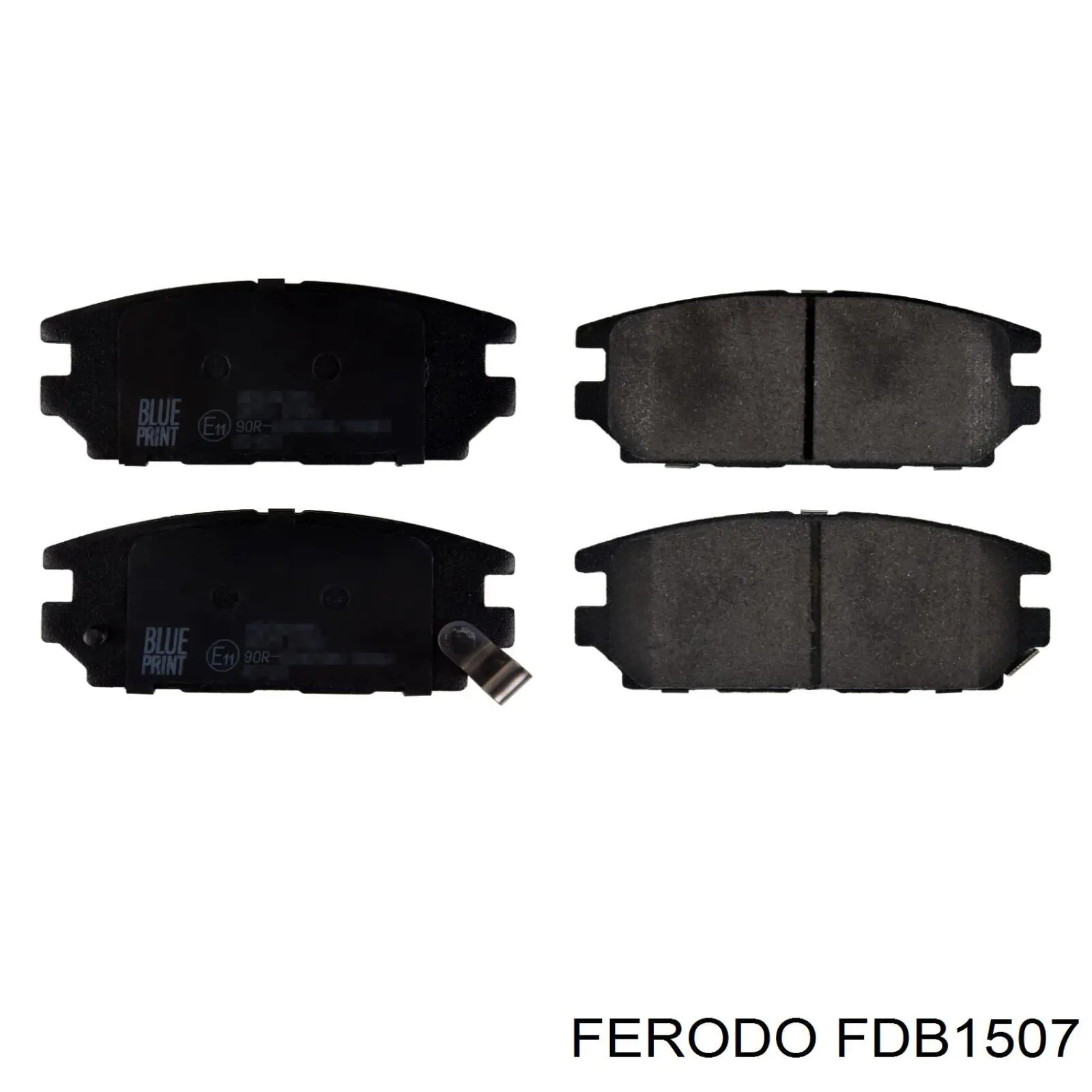FDB1507 Ferodo колодки тормозные задние дисковые