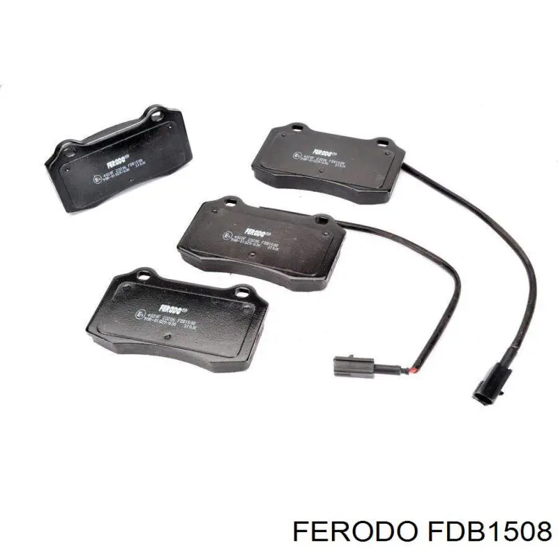 FDB1508 Ferodo колодки тормозные передние дисковые