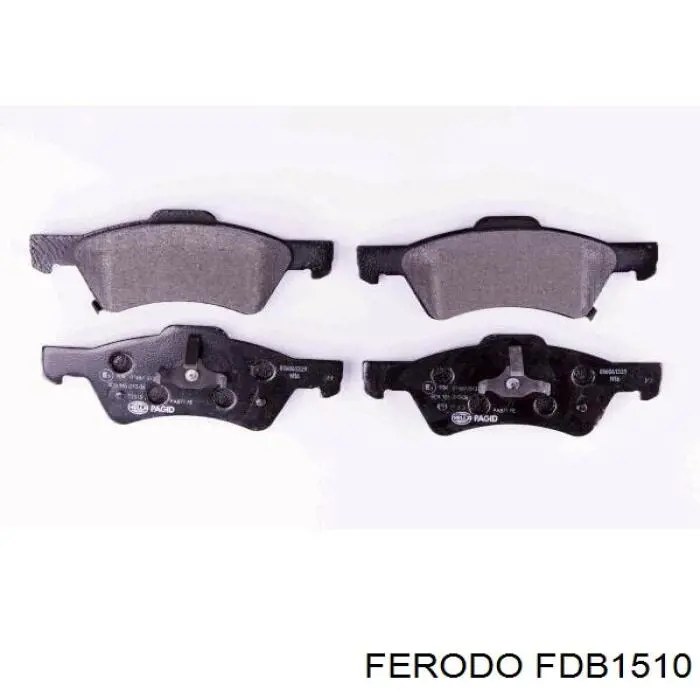 Передние тормозные колодки FDB1510 Ferodo