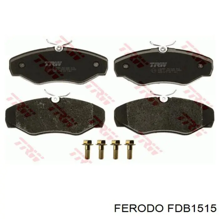 FDB1515 Ferodo Колодки передние
