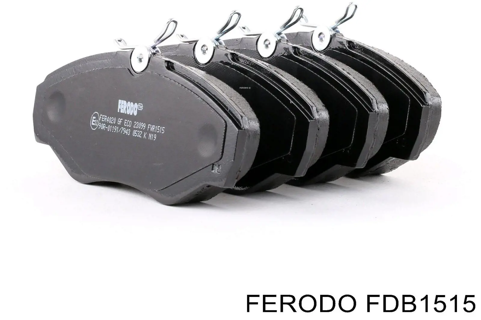 FDB1515 Ferodo колодки тормозные передние дисковые