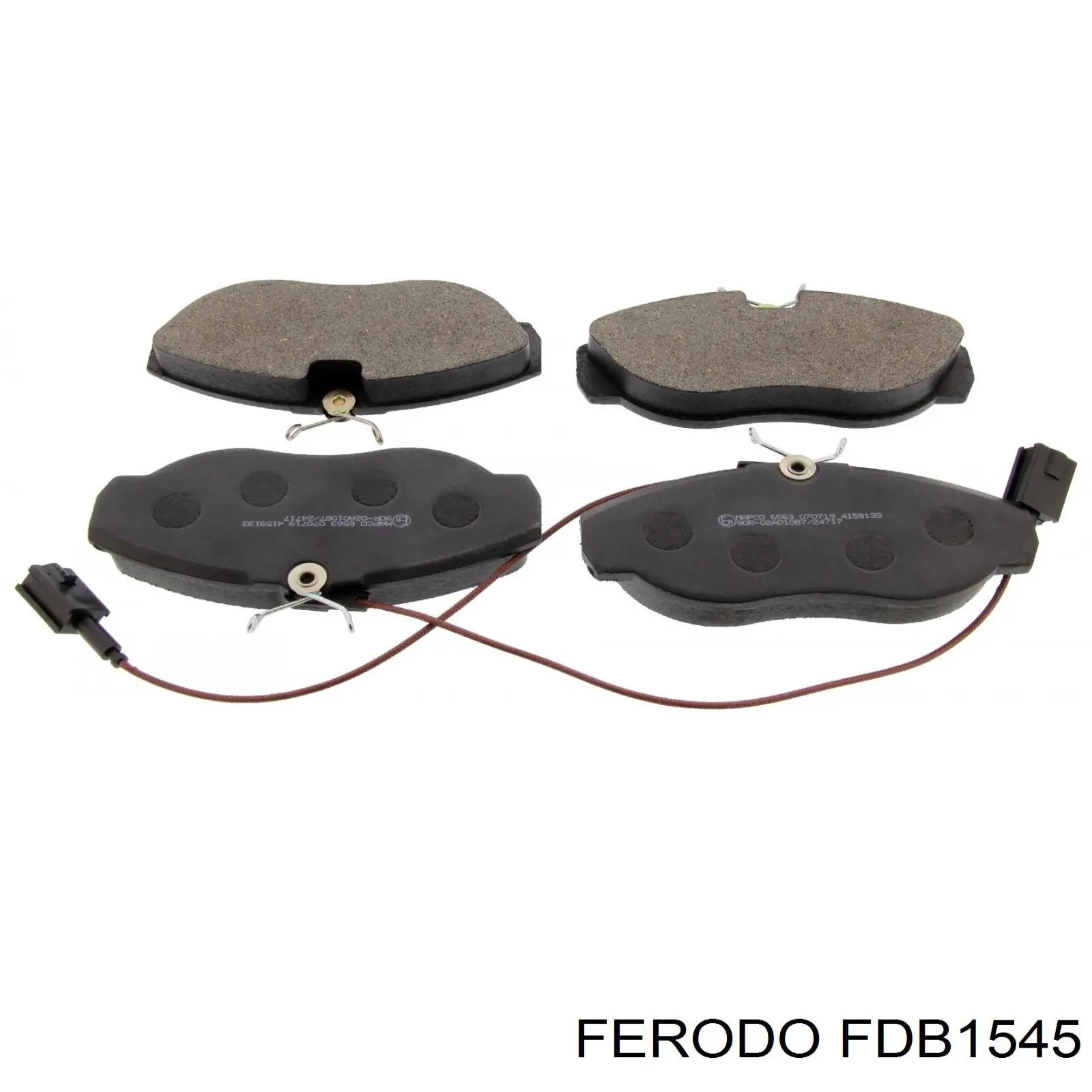Передние тормозные колодки FDB1545 Ferodo