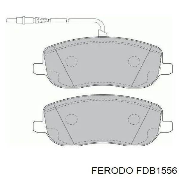FDB1556 Ferodo колодки тормозные передние дисковые