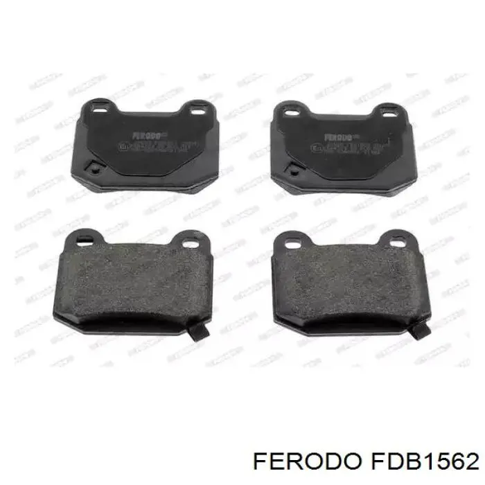 FDB1562 Ferodo Колодки тормозные дисковые комплект