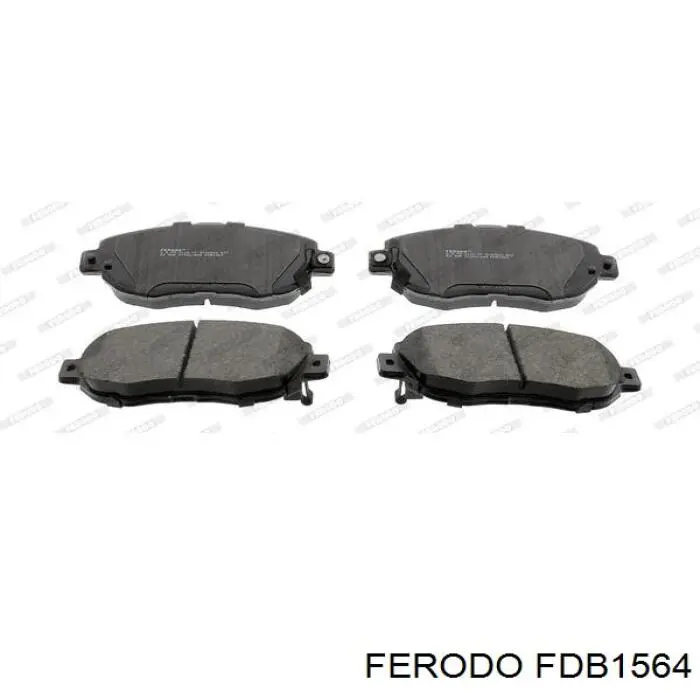 FDB1564 Ferodo Колодки передние