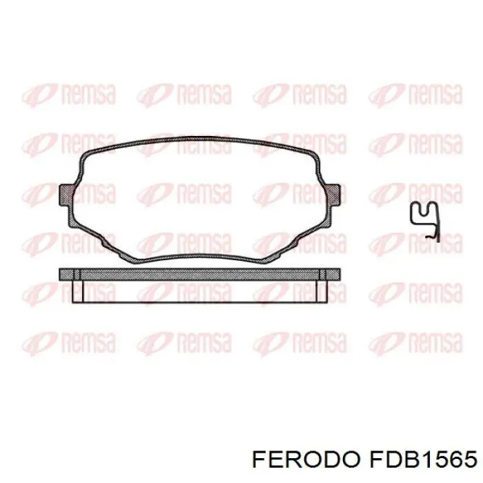 Колодки Ferodo FDB1565 цена, от 27.97 USD