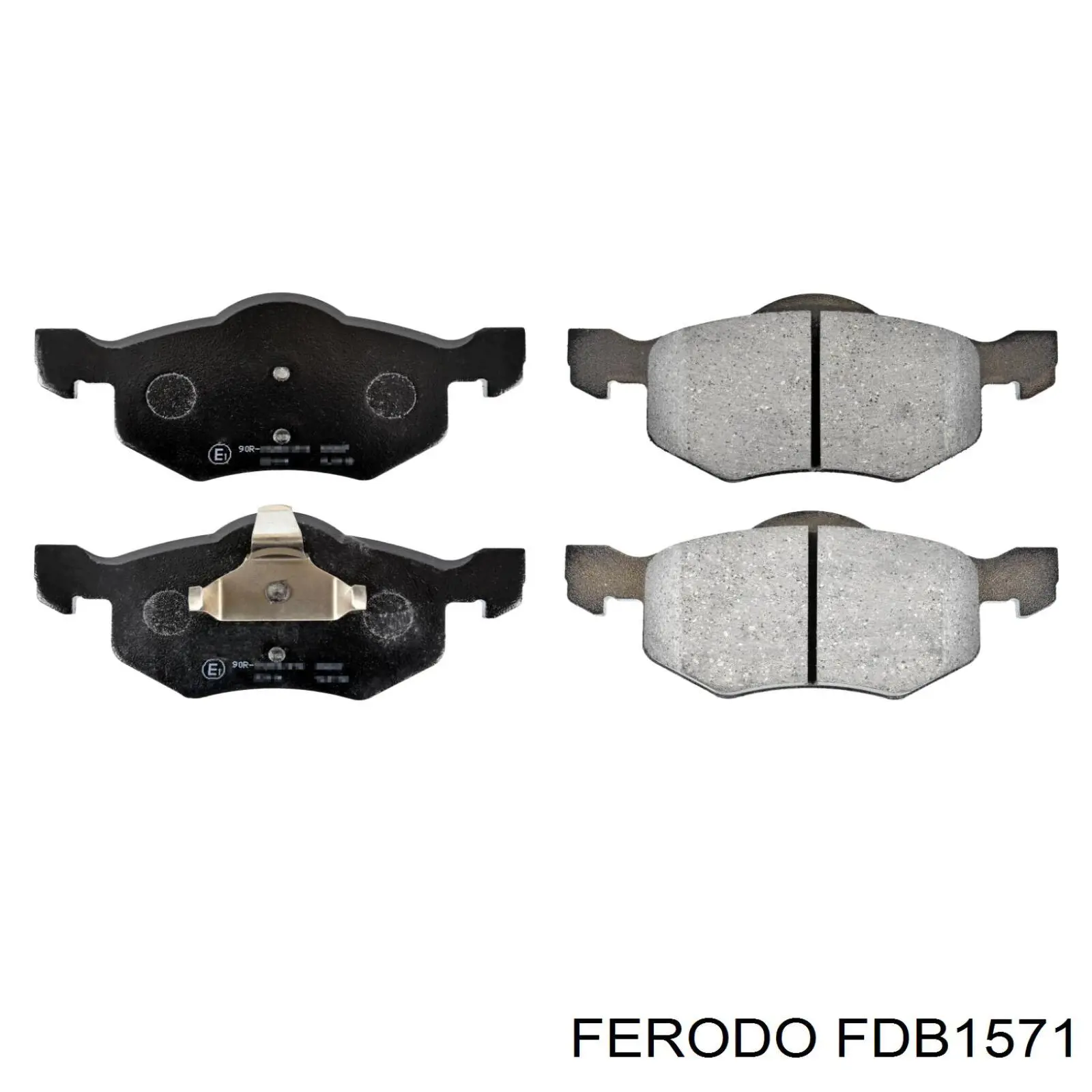 Передние тормозные колодки FDB1571 Ferodo