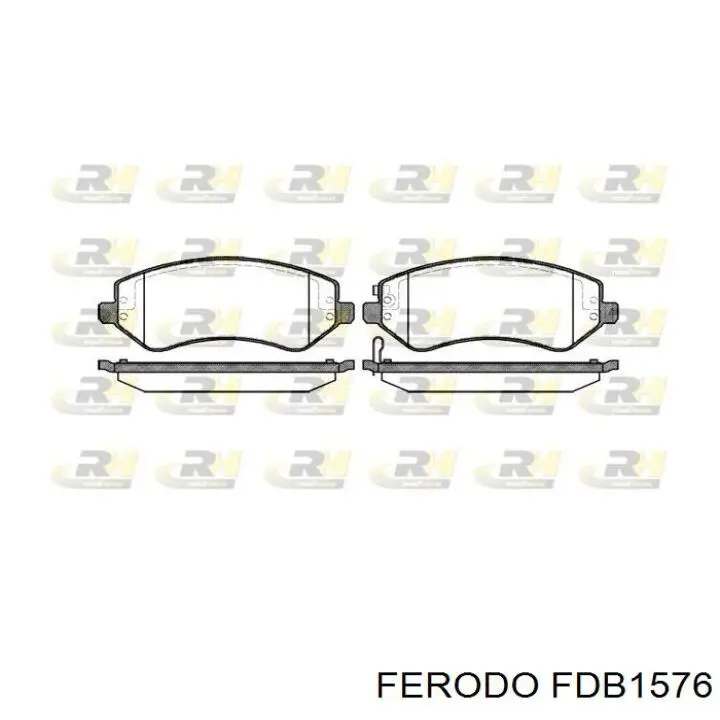 Тормозные колодки Ferodo FDB1576