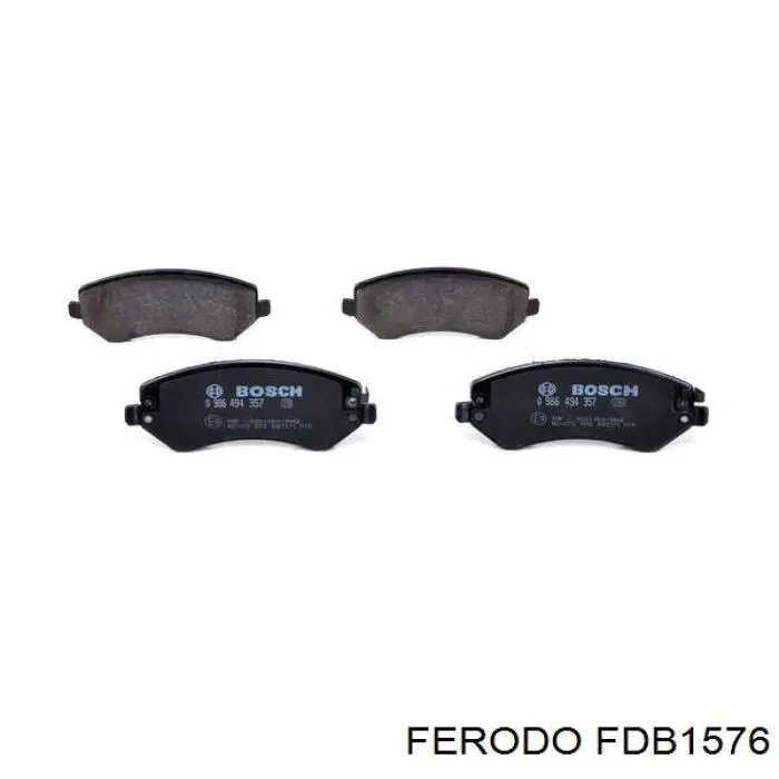 Купить FDB1576 Ferodo Колодки тормозные